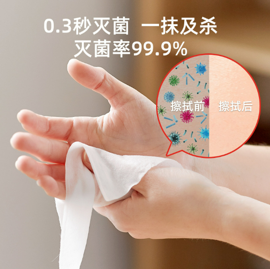 80pcs Disposable 75% Alcohol Wipes Sanitizing Wet Tissue Single ...