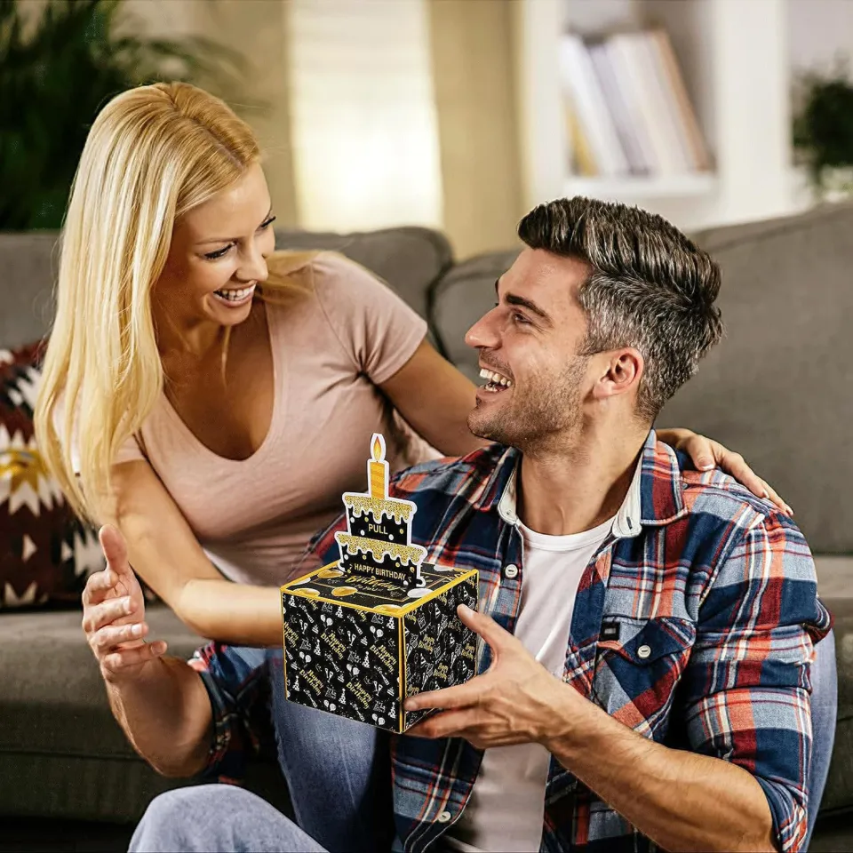 Primaw Birthday Money Box Unique Birthday Gift Surprise Cash Gift