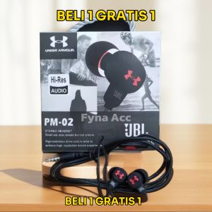 Earphne BELI 1 GRAIS ! / Headset ori PM-02 JBL Mega Bass Murah / Hedset kabel full bass / earphone murah terbaru / audio jack 3.3mm