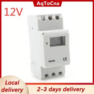[COD] AqToCna Ship within 24 hours THC15A Electronic Digital Timer Switch Relay Control 220V 12V 24V 110V