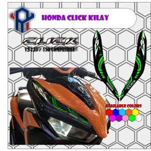 honda click v2 kilay printed laminated waterproof