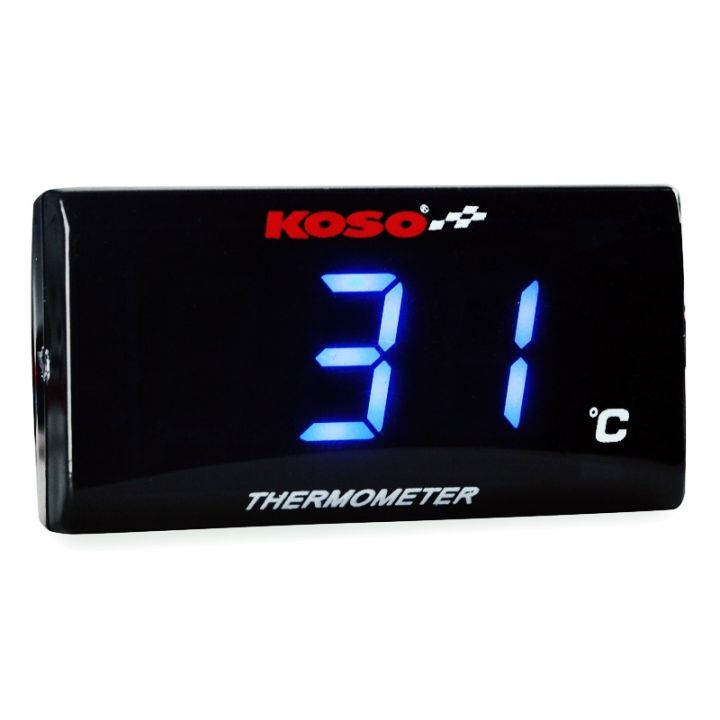 Motorcycle KOSO Water Temperature Gauge Mini Meter Moto Universal for