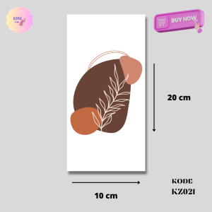 Hiasan Dinding Poster MDF estetik 10x20 cm Wall Decor Home Tema Aestetic klasik3