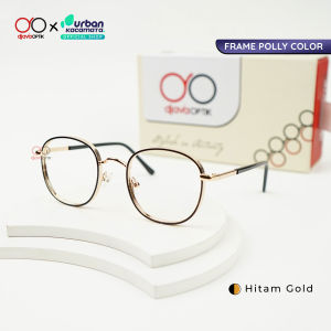 Urban Kacamata - Frame Polly - Kacamata Bulat Supersin Protector Titanium