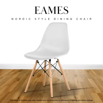 ⚡️LIKE BUG⚡️Eames Dining Chair With Cushion | Kerusi Makan Modern Solid Wood Cushion | Dining Chairs | Computer Chair | Cafe Chair | Restaurant Chair | Modern Dining Chair | Aesthetic Dining Chair