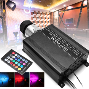 COD KINGGREEN Mesin Lampu Hias LED Fiber Optik Remot Kontrol RF RGBW 16W - KDY-RGB-LEDT-16