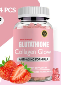 Glutathione collagen glow collagen supplement Whitening SkinAnti-Aging Boost Immunity 60 pieces