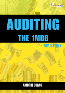 Auditing The 1MDB: My Story