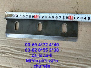 Dao gắn máy băm rơm cỏ lô cuốn siêu sắc