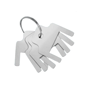 6PCS Multipurpose Bathroom Paper Dispenser Key Rustproof Chromes Portable Sturdy Multiple Facility Daily Casual Use