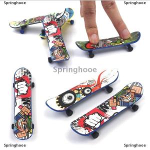[COD] Springhooe 1X Mini Finger Board Skateboard Novelty Kids Boys Girls Toy Gift Party