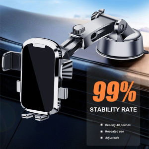 SEAMETAL Car Phone Holder Suction Cup Bracket Cellphone Stand For Dashboard Windscreen 360°Rotation CP Mounts Heavy Duty