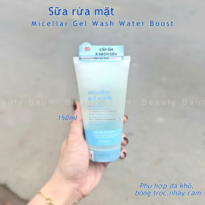 Sữa rửa mặt dạng gel dịu êm cấp ẩm Simpe Micellar Water Boost 150ml - Anh