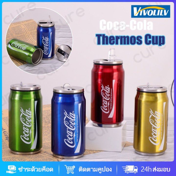 Creative 304 Stainless Steel Thermos Bottle With Super Portable Straw ...