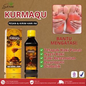 Obat  Untuk Telapak Kaki Panas Nyeri Tumit Kebas Kesemutan Neuropati Diabetik Dengan Kurmaqu Madu Sari Kurma ASLI