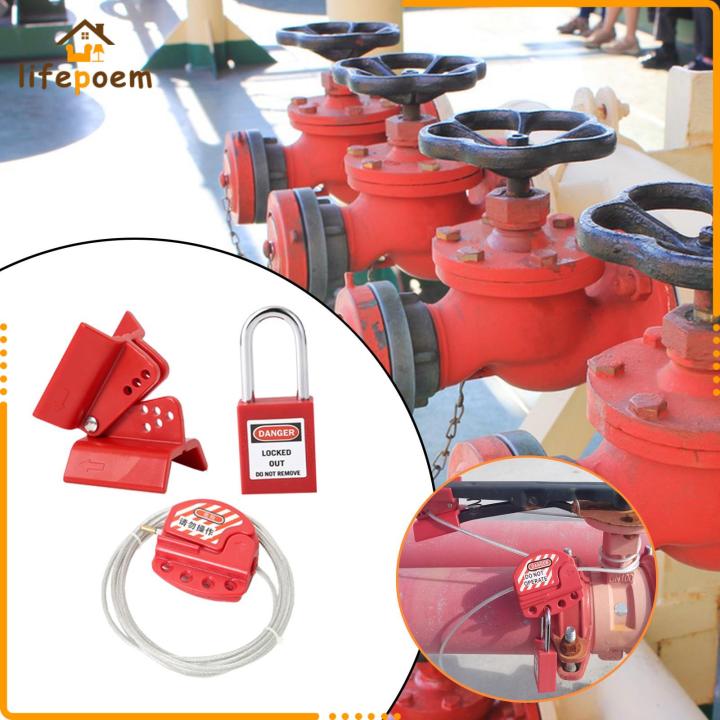 lifepoem Lockout Tagout Cable Lock Butterfly Valve Lockout Device ...