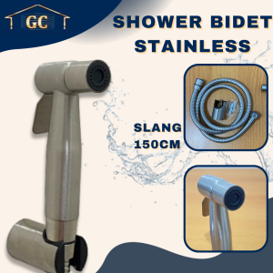 JET SHOWER TOILET STAINLESS SUS 304 CLOSET CEBOK / SHOWER BIDET CEBOK / SHOWER TOILET | - Stainless steel | - 150 cm hose | - Wall-mounted | - Bidet function | - Water-saving design