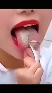 Stainless Steel Tongue Scraper Reusable Tongue Brush Cleaning Scraper