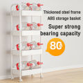 IKEA Kitchen Multi-Purpose Trolley / Kitchen Storage / Kitchen Rack With Wheels Movable Storage Cart. 