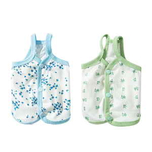Con Chó Bông Vest Cho Trung Bình chó lớn Mềm Mại Yếm Trong Áo Thun Trang Phục Áo chui đầu họa tiết hoa Mùa Xuân Đồ Ngủ