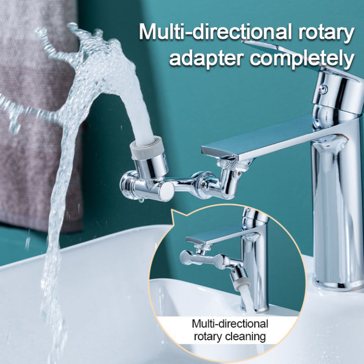 Universal Faucet Extender 1080° Rotating Washbasin Splash-Proof Filter ...