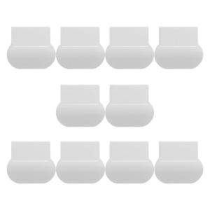 10Pieces Toilet Lid Lifters Handles Oval Styles for Bathrooms Offices Hotel Sanitary Solution Easy Installion Designs