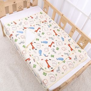liuwan123 Baby Waterproof Diaper Changing Urine Absorbent Mat Baby Nappy Changing Pad Soft Reusable Washable Mattress Pad For Boys