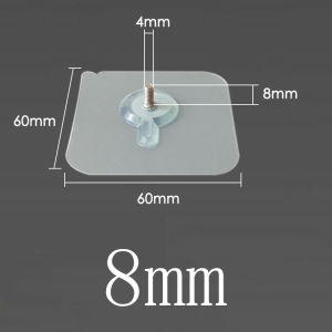 Dream Hunter 10PCS Non-Marking Screw Sticker Punch-Free Self Adhesive Wall Hanging Sucker Screw Stickers Picture Hook Nail Holder Door Hanger