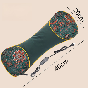 Electric Heating Mugwort Bone Pillow Sleep Aid Hot Compress Detachable Washable Moxibustion Neck Pillow