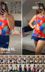 SPAGGETI FOR WOMEN ON SALE PLUS SIZE MDIUM TO 2XL