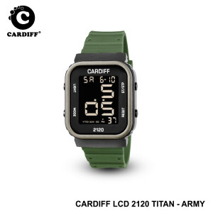 CARDIFF WATCH LCD 2120 Jam Tangan Digital Pria Cardiff