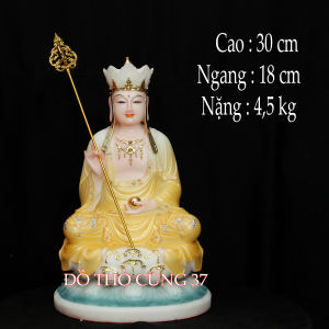 [ Cao 30 cm ] TƯỢNG ĐỊA TẠNG ÁO VÀNG HÀNG NHẬP KHẨU CHẤT LIỆU BỘT ĐÁ