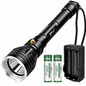 UNIACE Diving Flashlight Outdoor Underwater Waterproof Torch 1200LM 100M LED Rechargeable Light Lamp