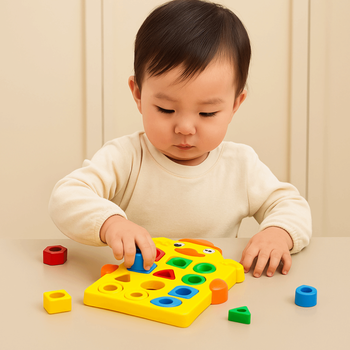 IPIE2 Bảng trò chơi xếp hình Đồ chơi ghép hình hình học Montessori Mô ...