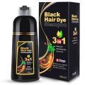 Black Hair Dye Shampoo 3 in 1 for Gray Hair, Hair Color Shampoo for Women and Men, Instant Shampoo Hair dye-100% Grey Hair Coverage (16.9 Fl oz). 