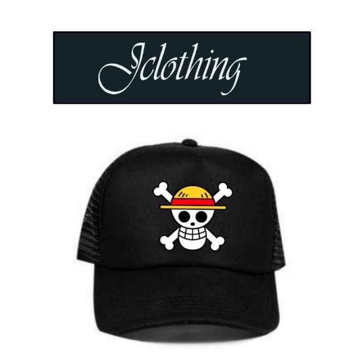 Topi LUFFY ONE PIECE Trucker Baseball Snapback Hat One Piece