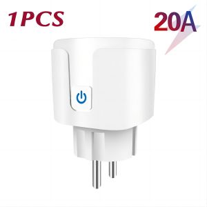 Penhao store AXUS Power Monitor WiFi Smart Plug EU 6A/20 Socket with timer and voice control works with the TuySmart Life app. Smart WiFi AXUS Power Monitor EU Socket 6A/20 voice control compatible with the TuySmart Life app.