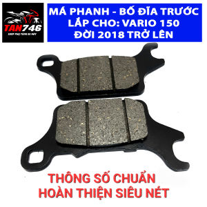 Má phanh bố thắng đĩa trước VARIO 150 chú ý bố lắp cho dòng heo dầu có chữ TOKICO nhé siêu nét siêu chuẩn.