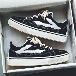AU Mens canvas shoes 2024 New summer mens shoes featuring a trendy collegiate style ins Trendy mens casual sneakers