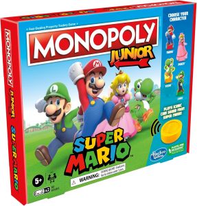 Authentic Monopoly Junior Super Mario Edition Board Game