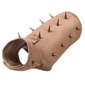 Small Dog Safety Vest With Metal Rivets Reinforced Fiber Construction For Hiking Running Small Breeds