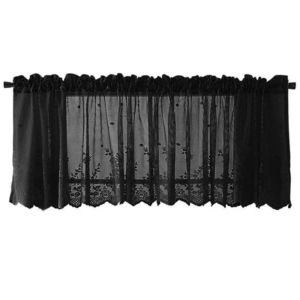 Indoor Lace Fresh Short Curtain Kitchen Window Blackout Floral Curtain Diaphanous Stylish Langsir Dapur