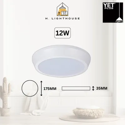 YET PLUS Surface Mount Ceiling Light 9008 9009 12W 18W 30W White Black With Warranty