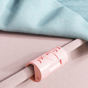 Double.lucky คลิปยึดผ้าปูที่นอน คลิปหนีบผ้ารัดมุมสำหรับผ้าปูเตียง พร้อมส่ง (แพ็ค6ชิ้น)