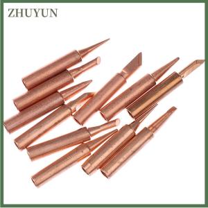 ZHUYUN 5 6 đầu hàn sắt 900m-t bằng đồng nguyên chất đầu hàn không chì