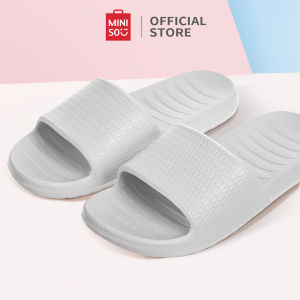 MINISO Sandal Kamar Mandi Sendal Selop Wanita Perempuan Cewek Lembut Comfortable Nyaman Dewasa Non Slip Indoor Motif Sarang Madu Honeycomb Pattern Kasual Karet Motif Sepatu flip Flop Karet Terbaru Anak Cowok Embuk Rumah Motif Simple Lucu