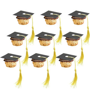 Graduation Cap Chocolate Decoration 2025 Graduation Party Set for Chocolates Candies Dessert Cupcake Decorations