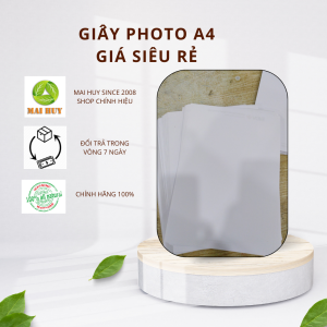 Giấy photo A4 giá siêu rẻ - Giấy in mặt có logo tùy đợt mẫu mã tính theo kg (Xấp khoảng 160 tờ ) - Mai Huy