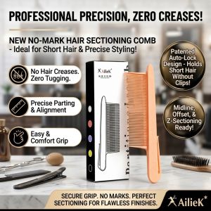Cutting Comb No Clip Design Precise Hair Styling Tool for Easy Haircutting