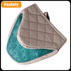 【2-3 days delivery】 Silicone Anti-scalding Oven Gloves Mitts Potholder Kitchen Silicone Gloves Tray Dish Bowl Holder Baking Oven Glove Hand Clip